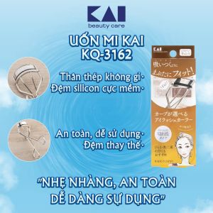 Dụng Cụ Uốn Cong Lông Mi Kai Thân Thép Không Gỉ 83235 KQ-3162