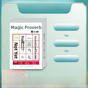 Magic Idiom Fill-in Hanzi Tabletop Game Educational Leisure Parent-Child Game 24 Points Connect Words Card Game