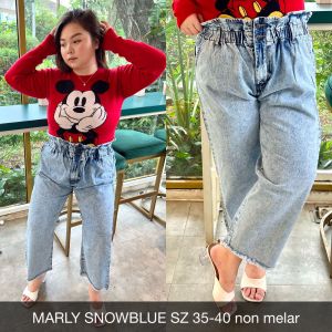 Celana Jeans Wanita BF Rubber Marly - SYS CLOTHIER