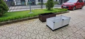 Chậu ghép thông minh HDPE/PP 100x50x39cm: Thẩm mỹ bền bỉ dễ lắp đặt phù hợp mọi cây trồng.