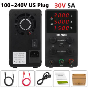 Adjustable DC Lab Power Supply 30V 10A 60V 5A 300W Switching Laboratory Bench Power-Supplies Voltage Regulator USB AC220V /110V