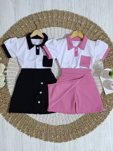 Oneset Jolina Rokcela Anak Perempuan Usia 1-6 Tahun Model Stylish Bahan Knit Parsel