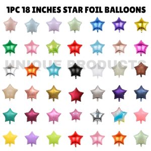 1 Pc 18 Inches Star Foil Balloons Balloon Bintang Belon