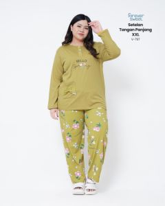 FOREVER SWEET BAJU TIDUR PP JUMBO XXL LD 116cm 85kg