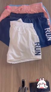 Quần thể thao gym_yoga hai lớp có túi mẫu chữ RUN