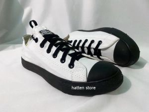SEPATU CONPES KANVAS PUTIH PRIA SEPATU KANVAS PUTIH CEWEK TERBARU KEKINIAN