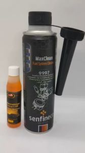 TẨY RỬA HỆ THỐNG NHIÊN LIỆU MAXCLEAN - SENFINECO 9997 300ml VÀ CHAI NƯỚC GẠT KÍNH AUTOSOL 5535 32ml (MaxClean Fuel System Sleaner 9997 300ml and Windscreen Cleaning 32ml)