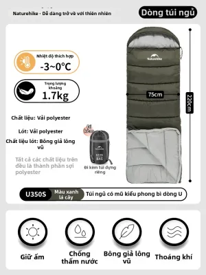 NatureHike | Túi Ngủ Di Động Chống Lạnh