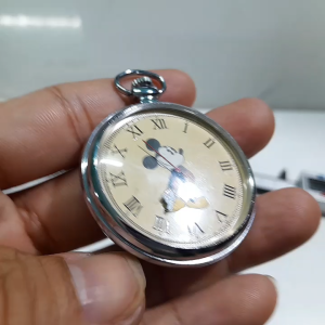 Đồng hồ quả quýt bỏ túi  Tokyo Disney size 44mm vintage cổ điển second hand Nhật