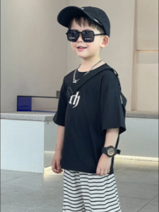 [Fast Shipping] Kids T-shirt and Pants Set for Boy 4-13 Yrs Soft Short Sleeves and Pant Casual Set for Kids