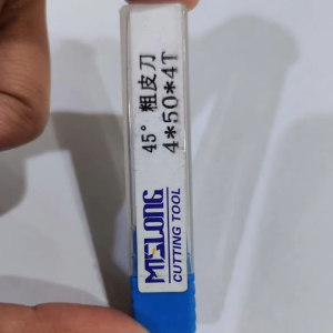 QBLADE Cnc Mata End Mill HRC45 4mmx50mm Gerigi 4 Flute Roughing 1Pcs