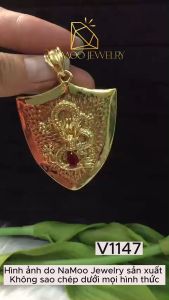 Dây Chuyền Nam Mạ Vàng Hình Kiên V1147 Bản Lớn