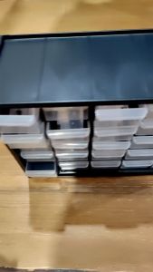 25 Drawer Part Cabinet Storage Multidrawer Screw Organizer Drawer | 25 Drawer Storage | Screw Laci | Laci Kecil Multipurpose Small Item Accessories Storage Plastic Drawer/Industrial Small Hardware Spare Part Storage Organizer
