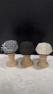 [05B5] หมวกเบเร่ต์ หมวกสไตล์บริติชวินเทจ ลายสก็อต หมวกวินเทจclassic