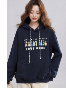 YOUXIANG | Áo Hoodie Có Lót Nỉ