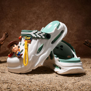 Hole Shoes Men 2024 Summer Trendy New Youth Non Slip Abrasion Resistant Soft Bottom Sandals Outdoor Beach Slippers