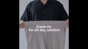 Windyfit Men Plain Korean Style Breathable Casual Ice Long pants