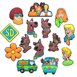 Hot Toys | 14Pcs Cartoon Dog Series Shoe Charms for Clogs Sandals Decoration Shoes Accessories Buckle for Boys Girl Friends Gift