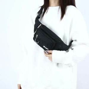Túi Đeo Hông Nam Chống Nước Dung Tích Lớn Bền Bỉ Chống Mài Mòn Dùng Cho Thể Thao Ngoài Trời Đựng Điện Thoại/ví Chất Liệu Oxford Kiểu Dáng Thời Trang
