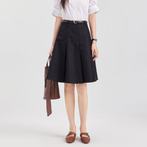 Elegant Slimming High Waisted A-line Skirt