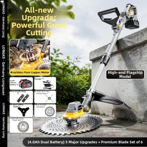 LONGKE | High Speed Brushless Electric Lawn Mower
