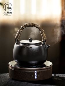 San Qing Tang Large Capacity Tea Kettle Special for Puer White Tea Home Use Jingdezhen Clay Pot Single Tea Pot Boiling Water