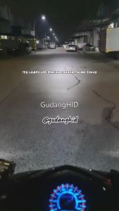 LED Motor 2 Mata VOXX Lampu M6H 2 Sisi AC DC H6 H4 40W 4000 Lumen