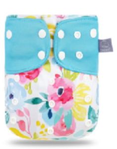 ELINFANT Cloth Diaper Adjustable  PUL Outer and AWJ Inner Fabric Stretchy Tabs Newborn up 3yrs old