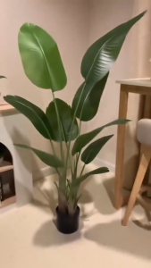 【Stok Sedia】Artificial Plants Banana Tree 180/160/120cm Pokok Banana 18-24 Leaves Pokok Skybird Indoor Pokok Hiasan Dalam Rumah Faux House Living Room Home Garden Decoration