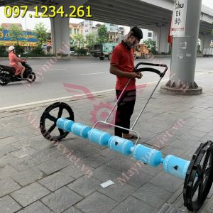 Thiết bị xạ lúa thẳng hàng tại Bắc Giang