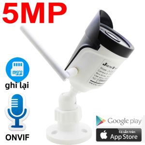 JIENUO 5MP Camera IP Không Dây 1080P HD WiFi Trong Nhà Ngoài Trời Chống Nước Camera Quan Sát An Ninh Giám Sát Âm Thanh Camera IP Onvif Home Cam