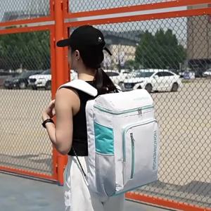 1PCS Tennis Bag Holds 2 Rackets Professional Tennis Bags for Women Tennis Backpack with Ventilated Shoe Compartment