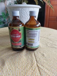 CUKA APEL Batu Malang MAKKATA Organic Apple Cider Vinegar Original 100% Apel CUKA APEL BATU ORGANIK ASLI CUKA APEL BATU TERLARIS BISA COD