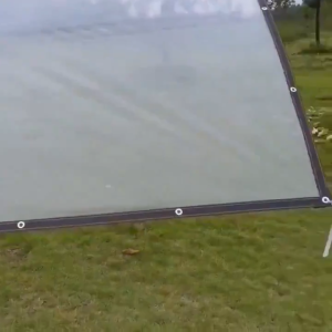 ผ้าใบใสกันฝน ผ้าใบกันฝน กันน้ำ 100% หนา ฉนวนกันความร้อน กันลม ผ้าใบพลาสติก แบบใส ผ้าใบใส ผ้าใบอเนกประสงค์ ผ้าพลาสติกใส ผ้าใบพลาสติก หนากันฝน ผ้าใบกันแดดฝน เหมาะสำหรับร้านค้าแผงขายของโรงจอดรถ ระเบียง ผ้าใบกันแดดฝน วัสดุ PE คุณภาพสูง ผ้าใบกันแดดฝน 2/3/5/6m