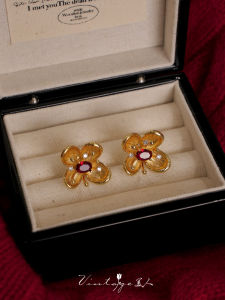 Damascus Floral Vintage Retro Fashionable Elegant Metal Flower Ear Cuff Womens Silver Jewelry Fashion Accessories