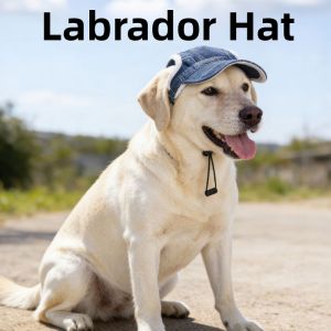 JIAXU | Adjustable Ear-exposed Sun Hat for Medium to Large Dogs