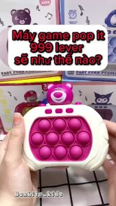 [TẶNG PIN] Máy Chơi Điện Tử Pop It Bopit Thế Hệ Mới Đồ Chơi Bóp Bóp Giải Trí Xả Stress Có Đèn Có Nhạc