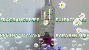 Pure Organic Sulfate Free Fragrance Free Hydrating Moisturizing Shampoo Pregnant Safe Gentle Wash