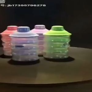 5 Grid Portable Milk Powder Formula DispenserContainer Storage Essential Cereal Boxes ToddleBaby Snacks Food Storage Box