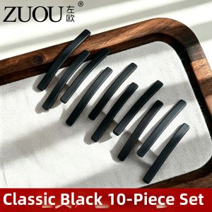 ZUOOU | Stylish Forehead Side Fringe Clip One-clip Hair Clip Black