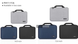 Tas Laptop Portable Briefcase Jinjing dan Selempang Pria dan Wanita - Tas Laptop Haweel 15\\\" - 16\\\" inchi