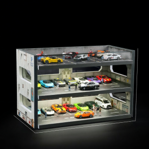 SHOUCANGJIA | Mô Hình Garage Đựng Xe 1/64