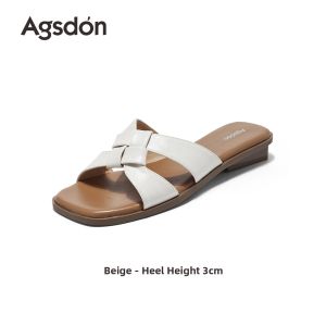 Agsdon | French Style Lightweight Open Toe Casual Soft Bottom Sandals