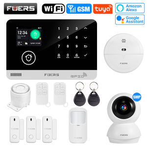 G30 Alarm System for Home Tuya WIFI GSM Tuya Smart Security Alarm Host Anti Theft with Door and Motion Sensor control work Alexa