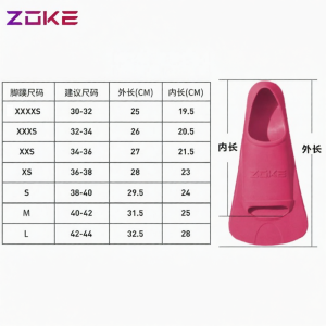 ZOKE | Swimming Training Fins for Children and Adults
