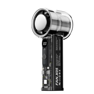 ZUZG Portable Fan Semiconductor Refrigeration High-speed Fan USB Rechargeable Handheld Outdoor Turbo Fan Air Conditioner