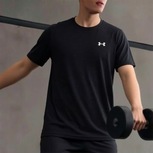 Under Armour | Mens Quick Drying Short Sleeve T-Shirt for Summer Outdoor Fitness