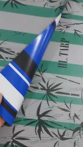 Bạt nhựa PVC che nắng mưa họa tiết lá trúc dày 0.38mm siêu bền không thấm nước