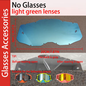 Safety Spare lenses Equipment Classic Style Lens Fit Replacement Lenses MTB ATV Motocross Lens Motorcycle Racing Glasses Lenses