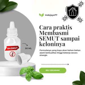 BASMU pengendali semut dan kecoa isampai kekloni kloninya novasi baru ukuran 50ml